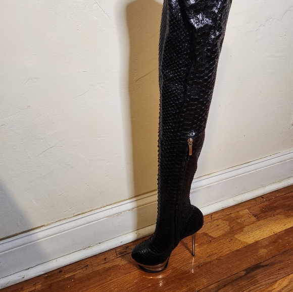 Massimo Dogana Pyton Snake skin boots - Picture 3 of 12